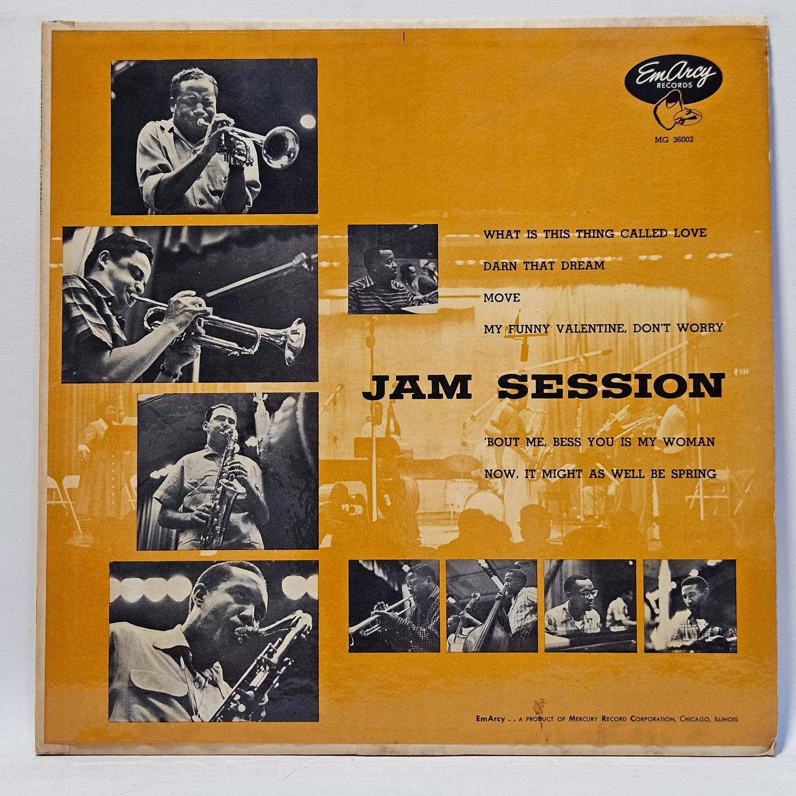 Various - Jam Session - 1954 Jazz - EX - Ultrasonic Clean