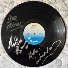 Jethro Tull War Child LP Signed Ian Anderson Martin Barre Dee Palmer COA picture