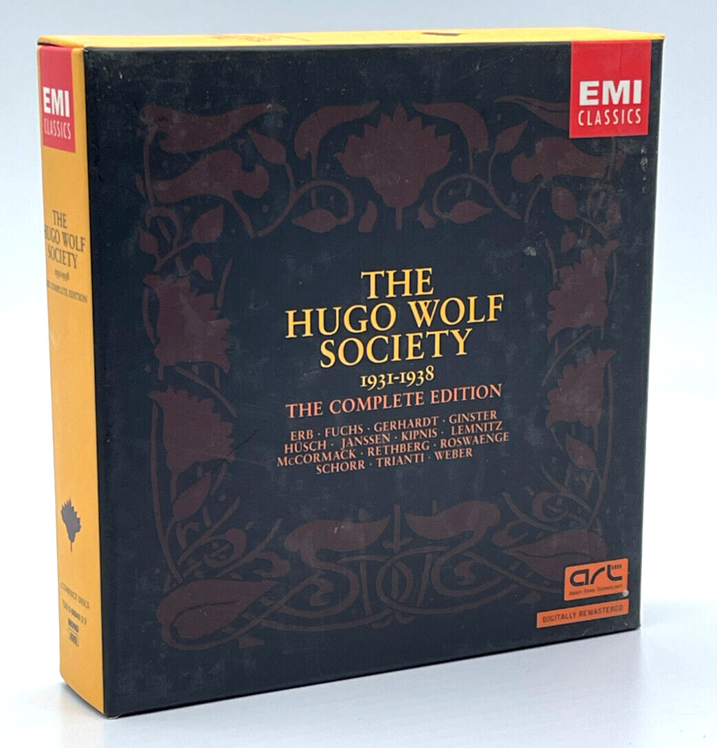 HUGO WOLF SOCIETY 1931-1938 Complete Edition 5x CD box EMI