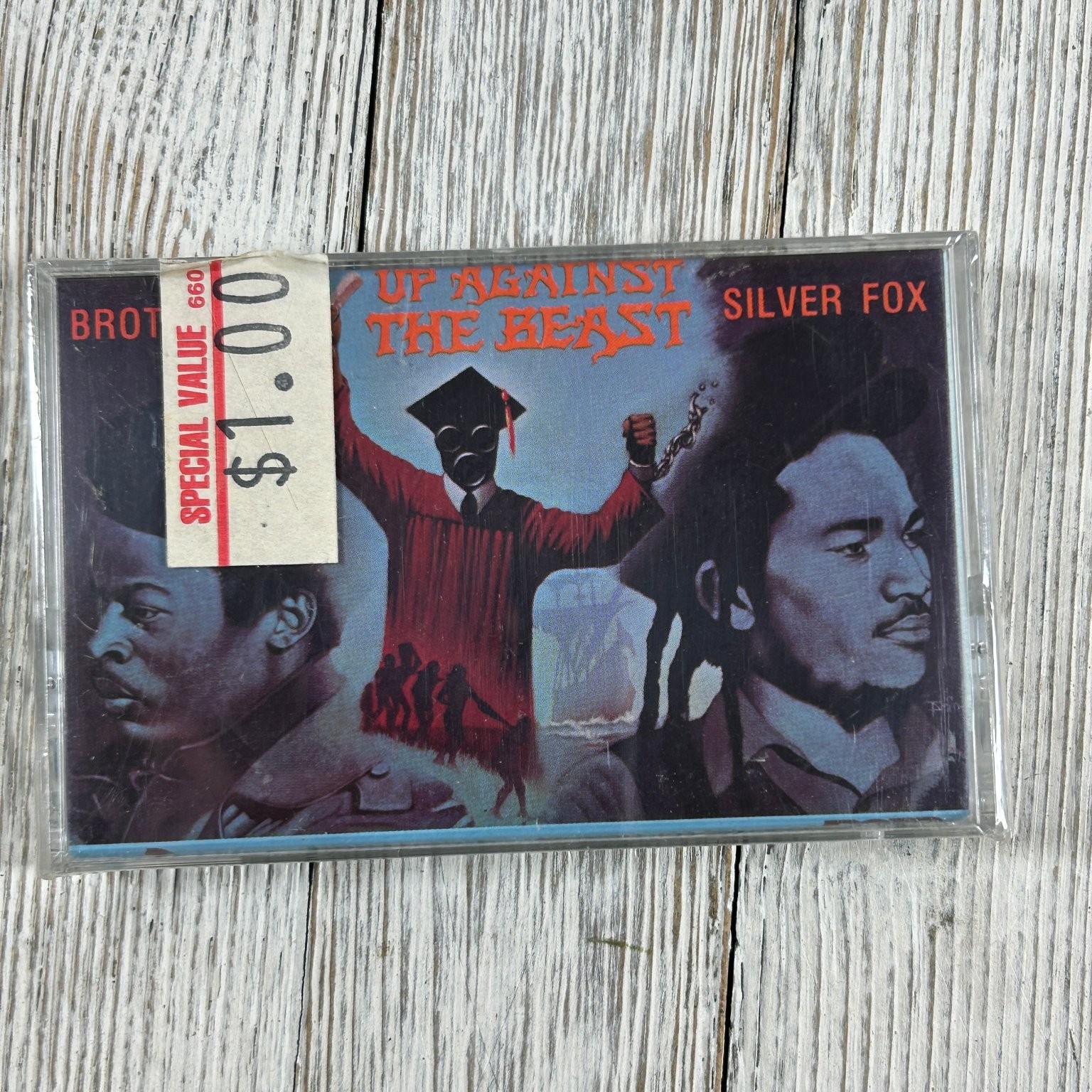 Brother D & Silver Fox - Up Against The Beast Cassette 1984 ROIR