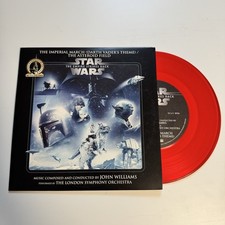 Star Wars The Empire Strikes Back 7” Vinyl Translucent Red Walmart 2019 picture