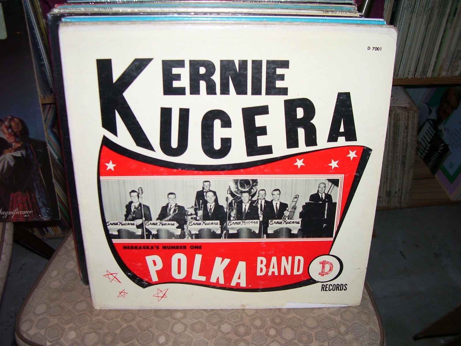 ERNIE KUCERA, Polka Music, Texas Label, D Records # 7001