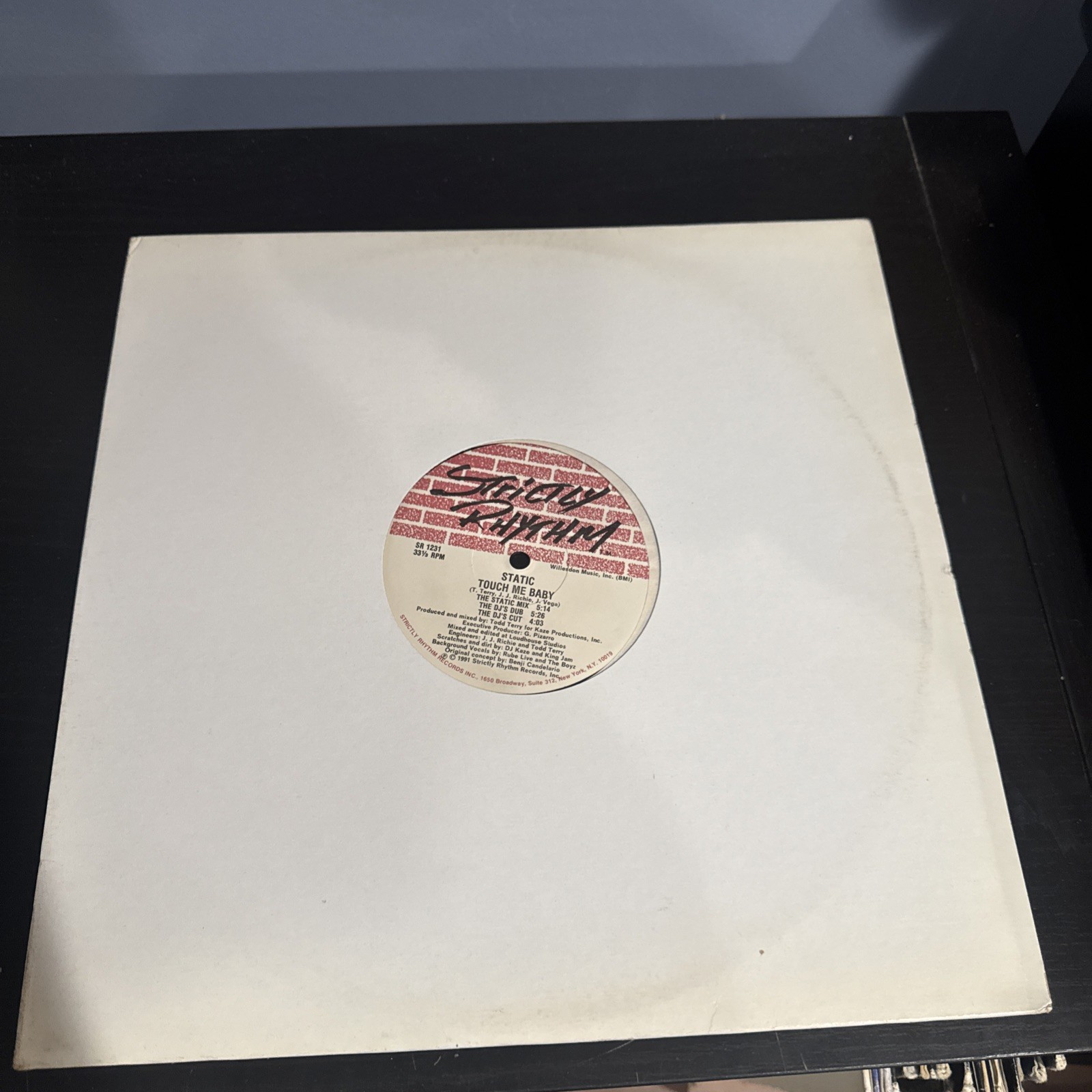Static – Touch Me Baby / The Native Dance 12” Todd Terry