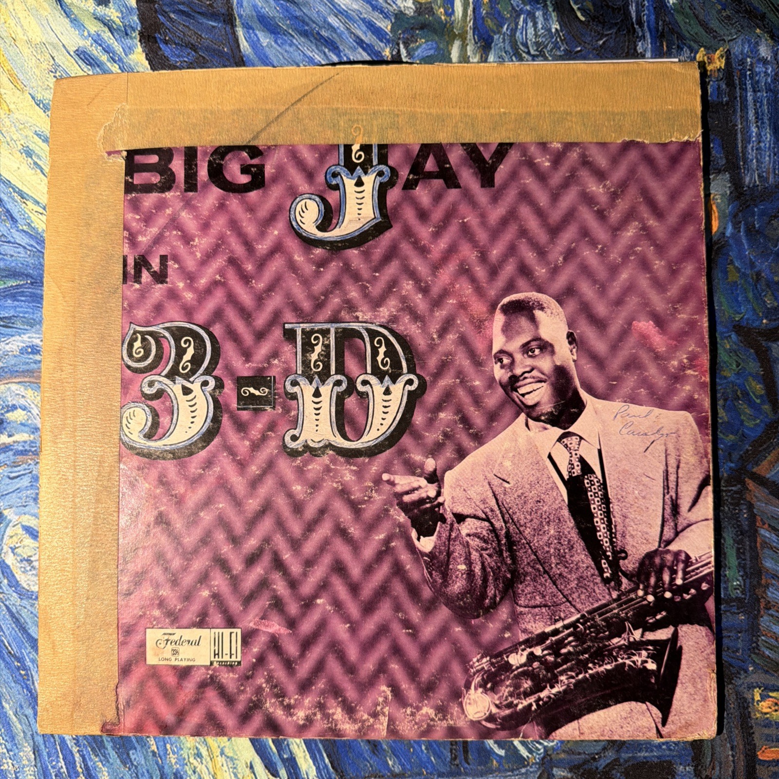 Big Jay McNeely – Big Jay In 3-D LP Federal 395-530 Original Mono R&B Sax Vinyl