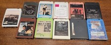 (11) Vintage Rock 8 Track Cassette Alice Cooper Clapton Walsh Molly Hatchet LOT picture