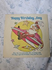 Vintage 1975 Happy Birthday Amy Flexi Disc Record ABC Records 6
