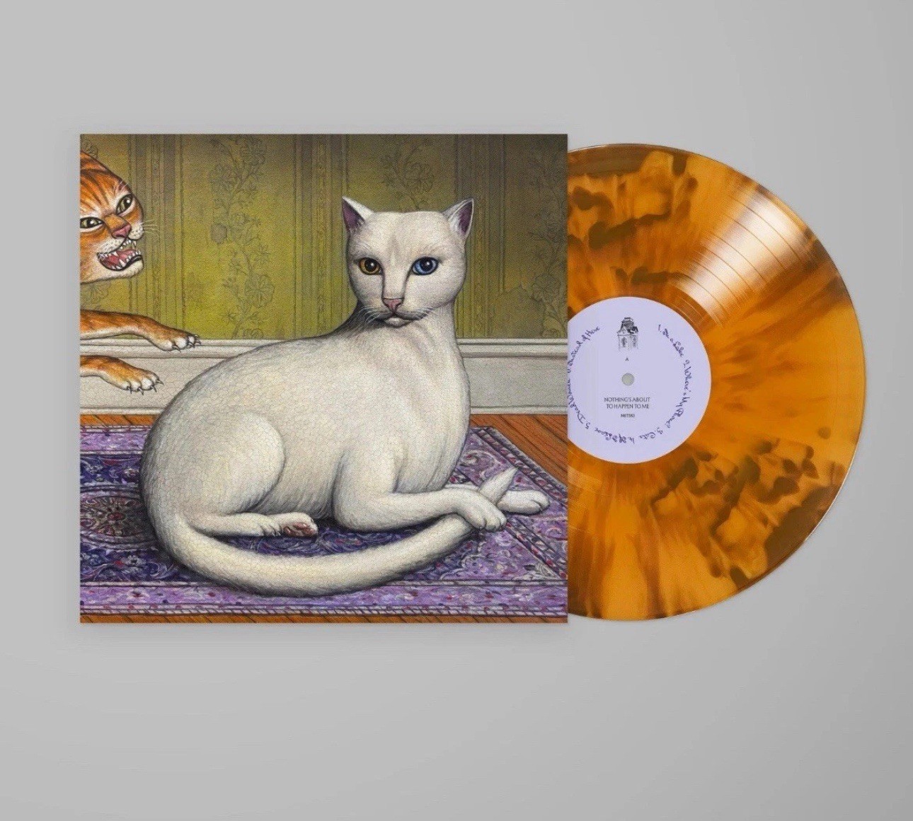 Mitski Nothing's About to Happen to Me FANS FIRST Orange Tabby Vinyl