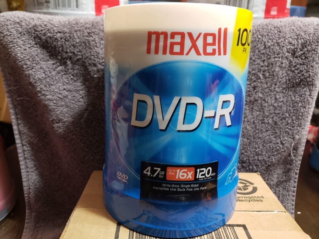 (1FREE) 100 Maxell DVD-R 4.7 GB 16X 120 Minutes Spindle NEW