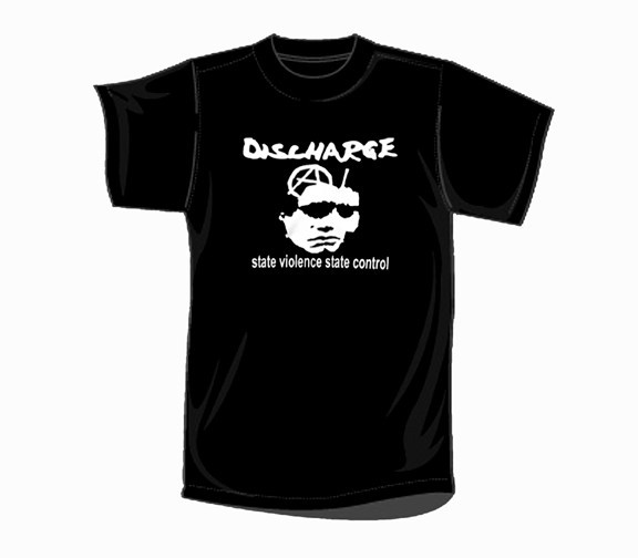 DISCHARGE t shirt- sizes available: S/M/L/XL/XXL/XXXL