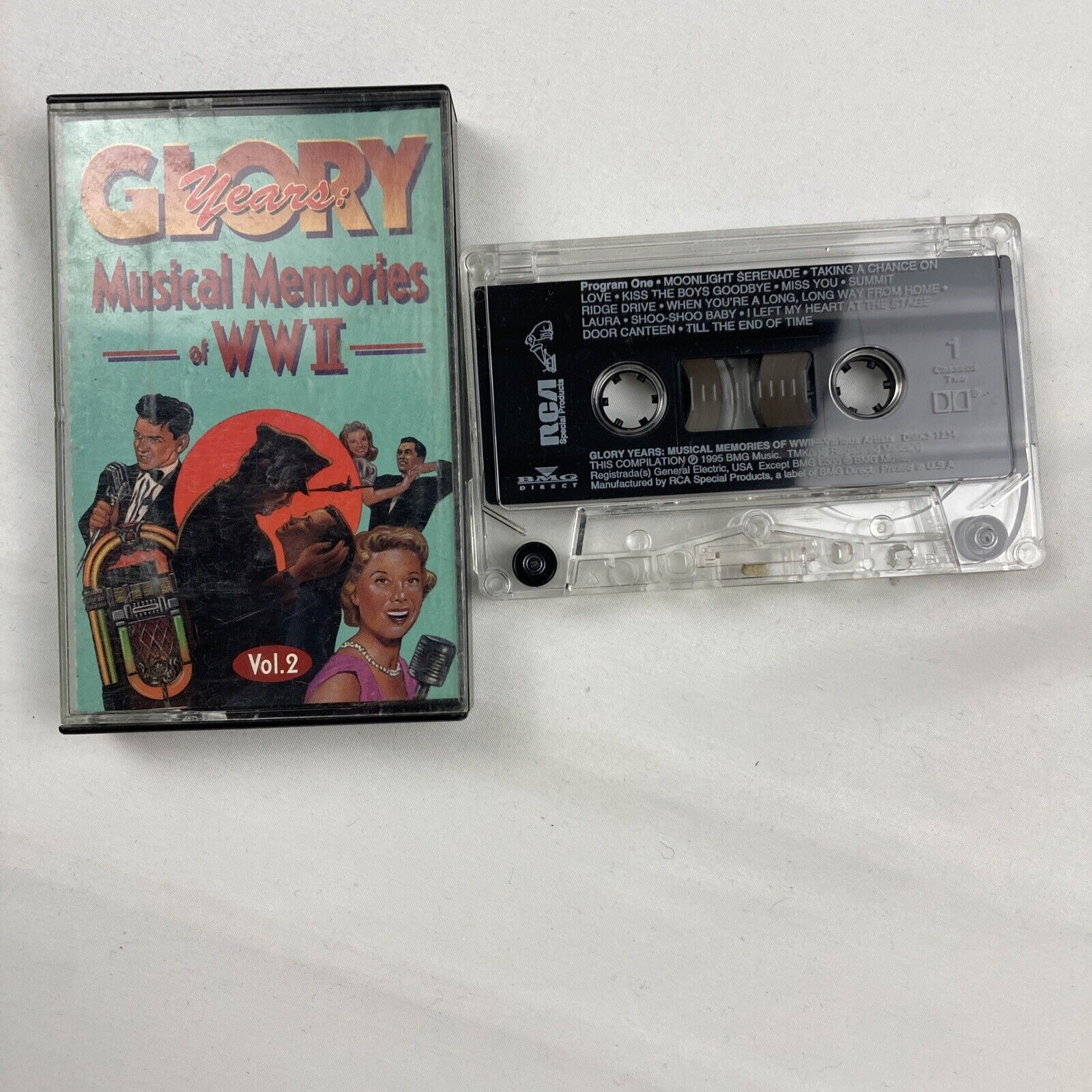GLORY YEARS: Musical Memories of WW II, Vol. 2 : Cassette Tape