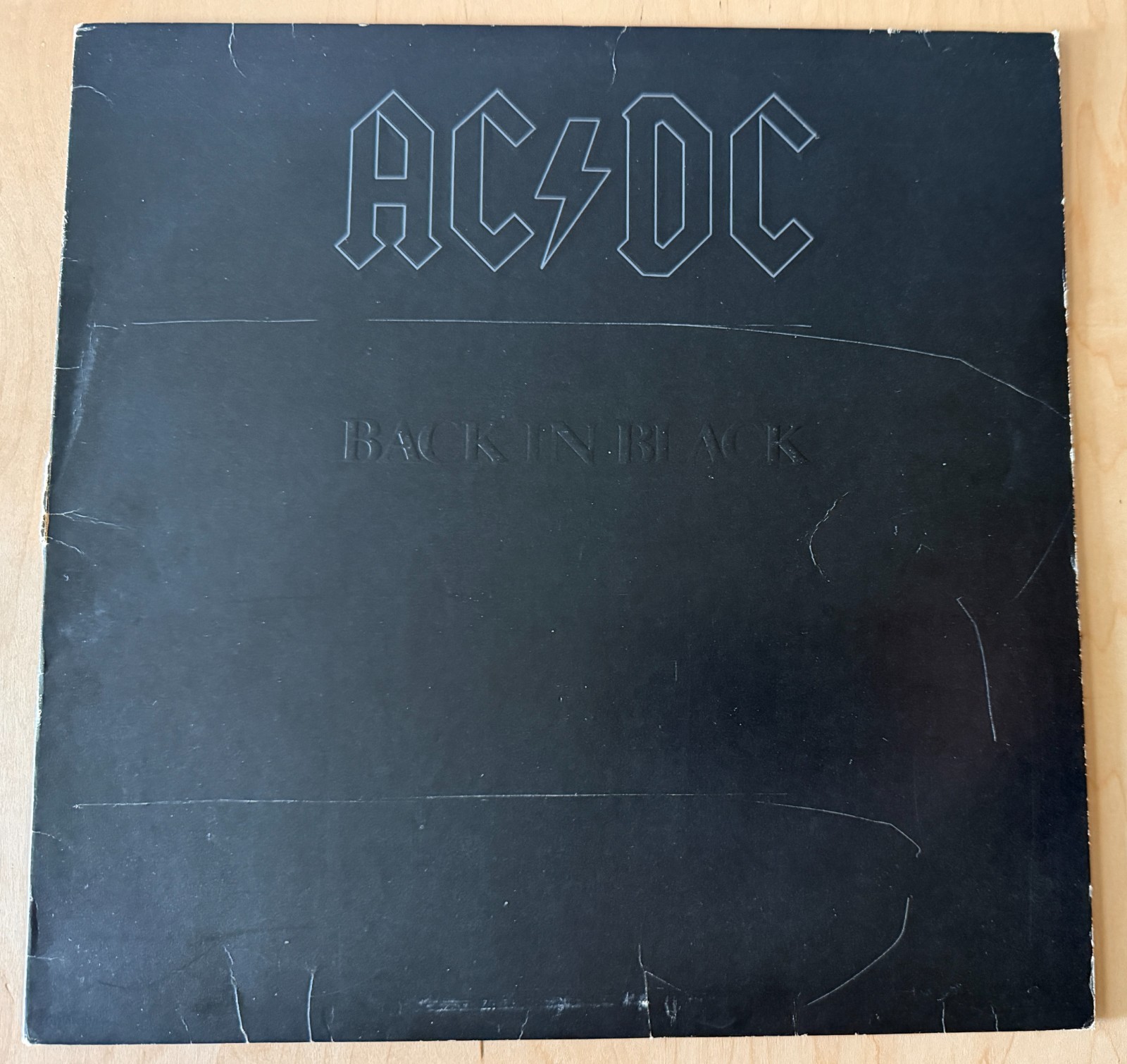AC/DC BACK IN BLACK 1980 Mastered by Robert Ludwig (RL / Masterdisk) VG+/VG+