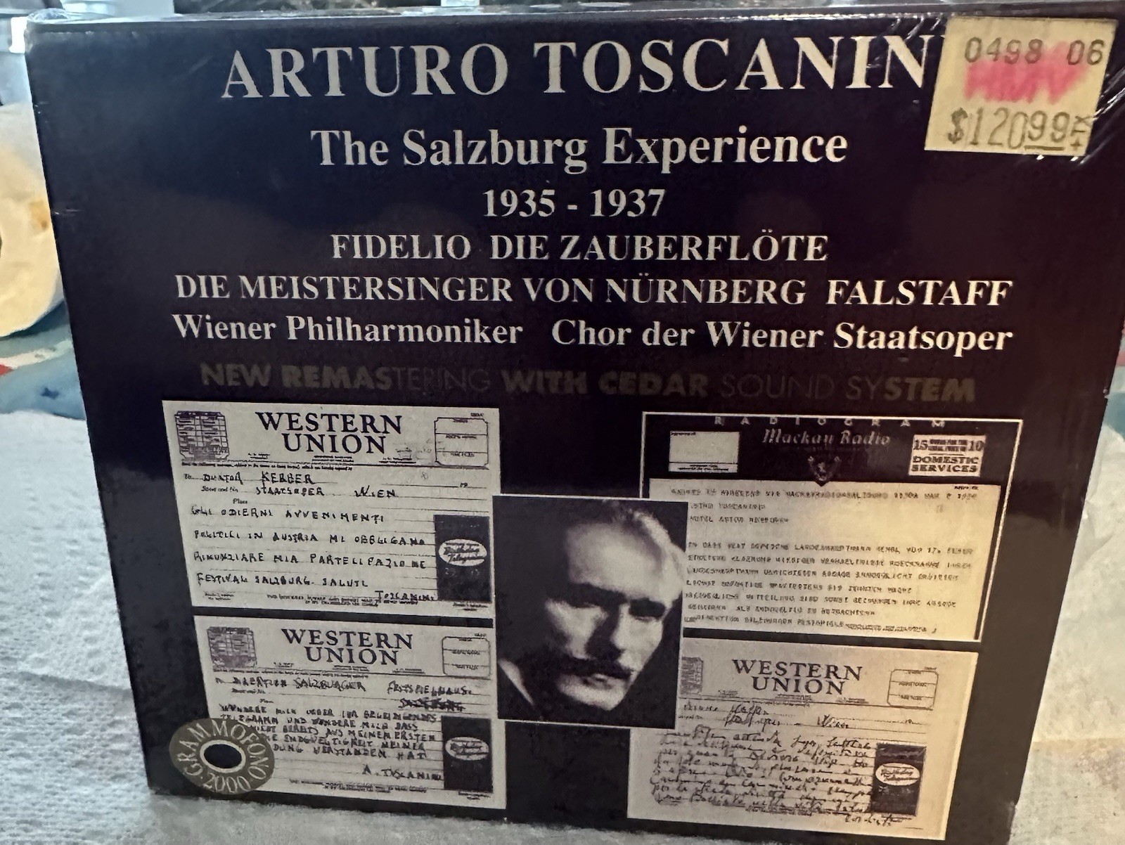 Sealed Toscanini The Salzburg Experience 9CD Box Remastered Comp Crammofon 2000