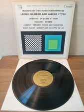 Leonid Hambro, Jascha Zayde, Debussy, Poulenc, Franck LP VG+ Command CC 11013 SD picture