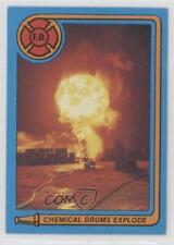 1982 KF Byrnes Fire Department Chemical Drums Explode #1 00jz picture