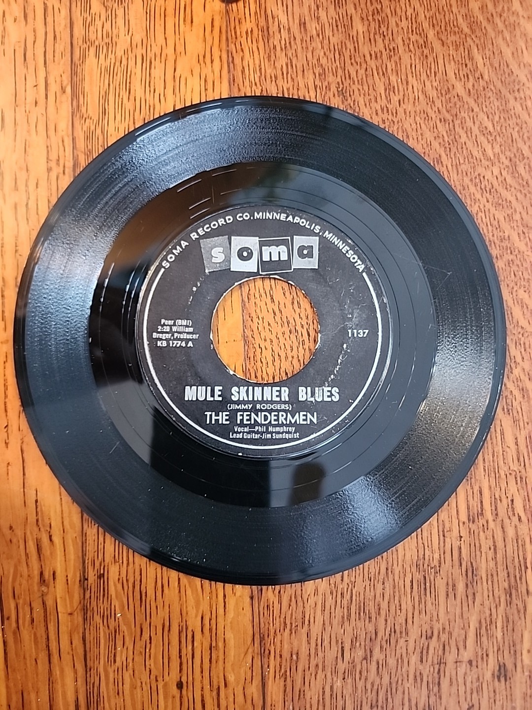 FENDERMAN, THE---MULE SKINNER BLUES. (1960. TOP SONG)