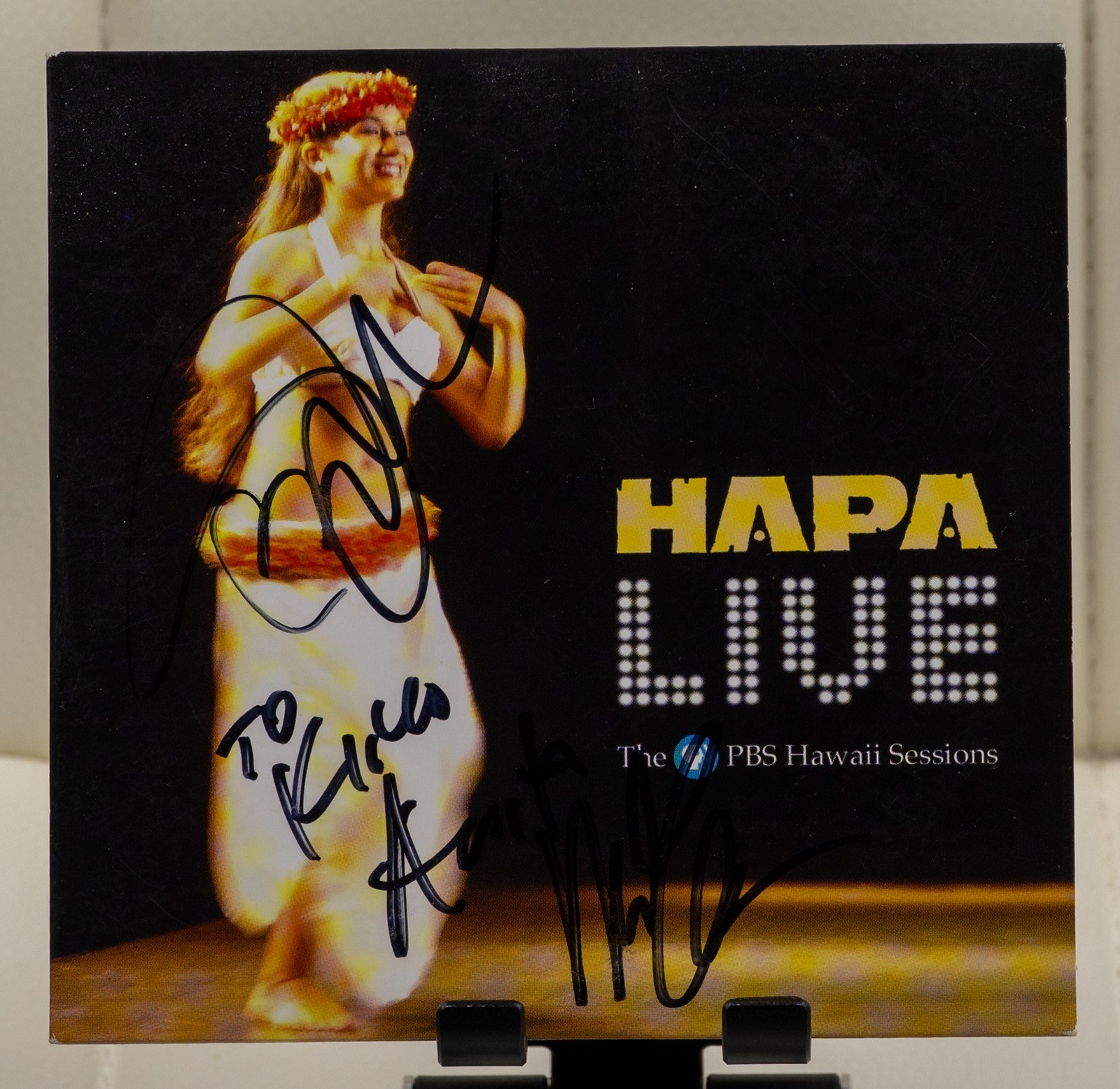HAPA Live PBS Hawaii Sessions SIGNED Autographed CD Hawaiian Slack Key Rare