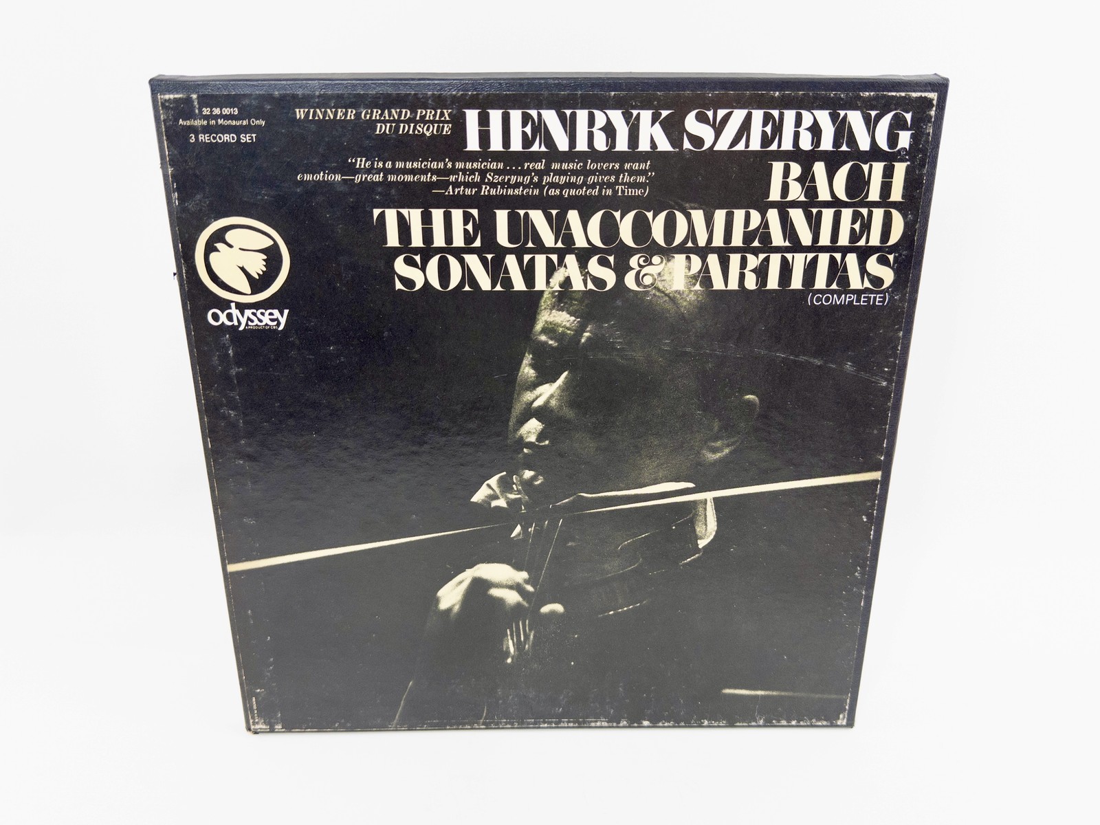 Henryk Szeryng Bach: The Unaccompanied Sonatas & Partitas Complete 3 LP Box Set