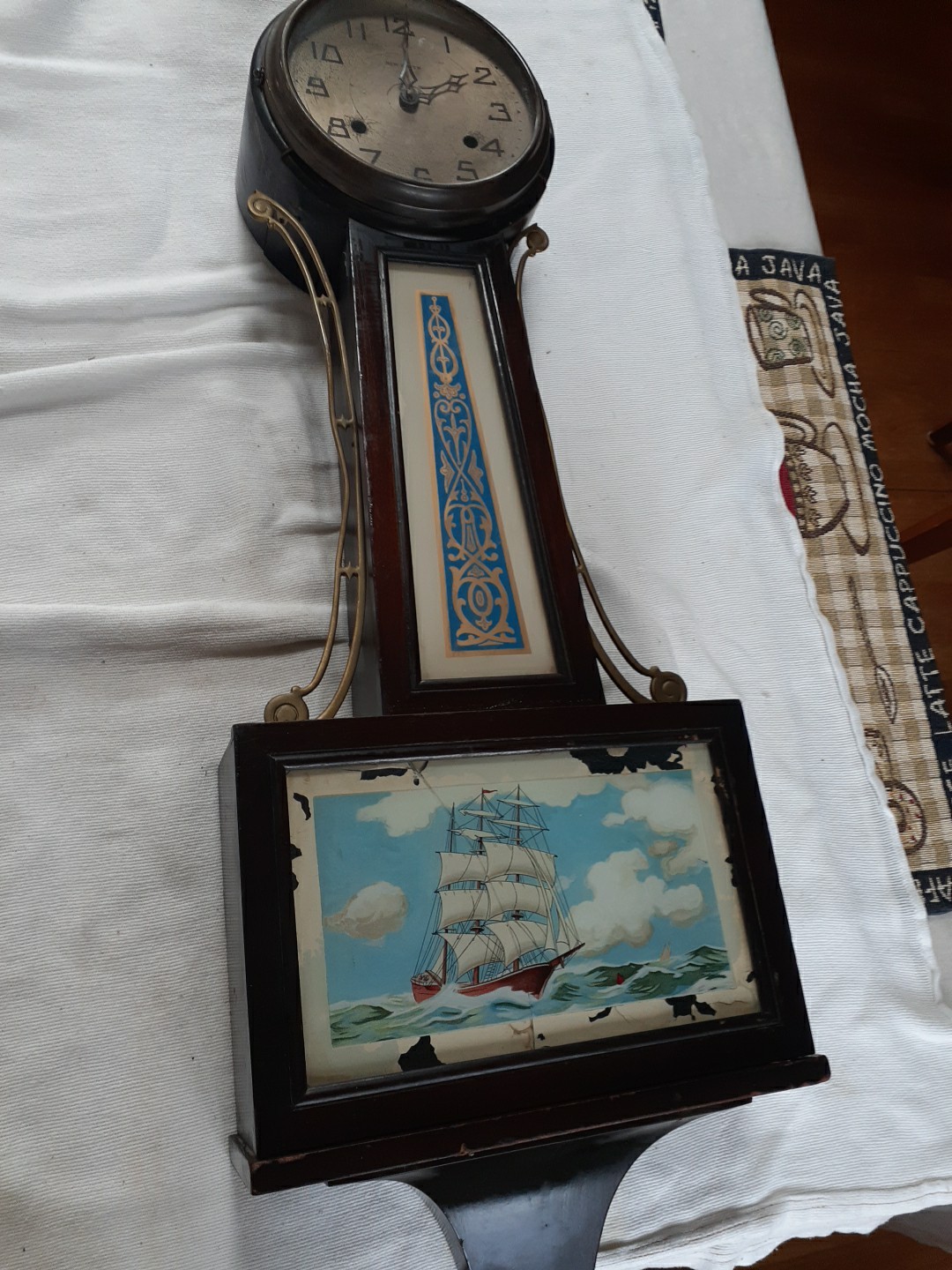 Antique New Haven Banjo Clock