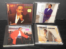 Lot of (4) FREDDIE JACKSON CD's - Time For Love, Make Love Easy... picture