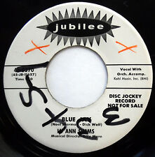 LU ANN SIMMS 45 Blue Jay / Image Of You PROMO Teen R&B Bopper 1959 JUBILEE e4641 picture