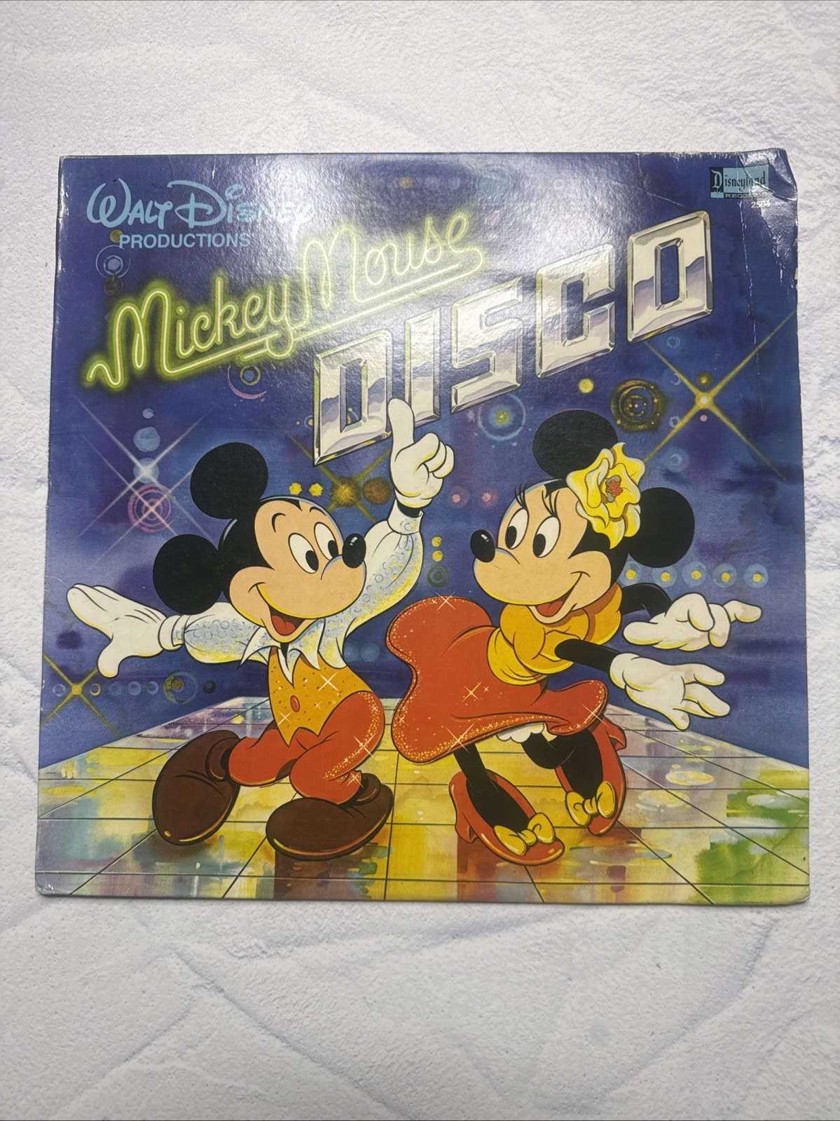 Vintage Mickey Mouse Disco Vinyl, LP 1979 Disneyland