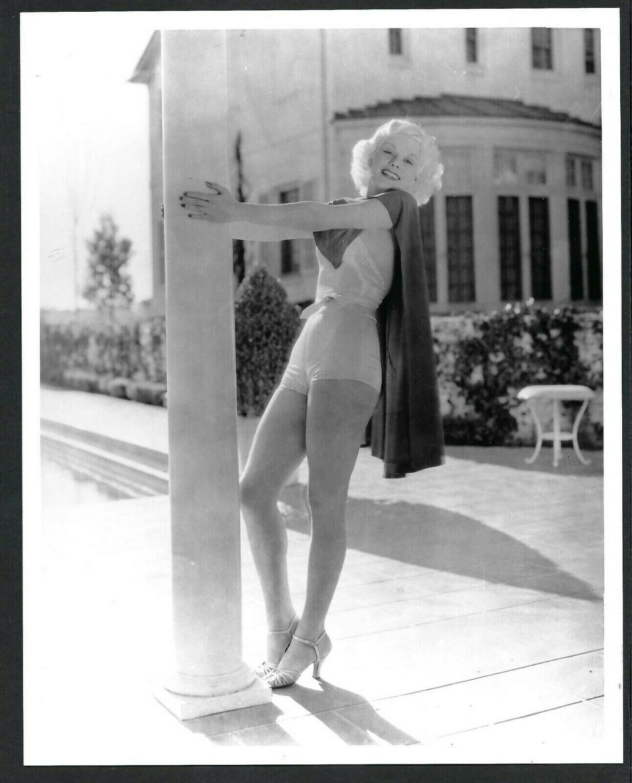 JEAN HARLOW ACTRESS IN SEXY POSE EXQUISITE PHOTO PORTRAIT