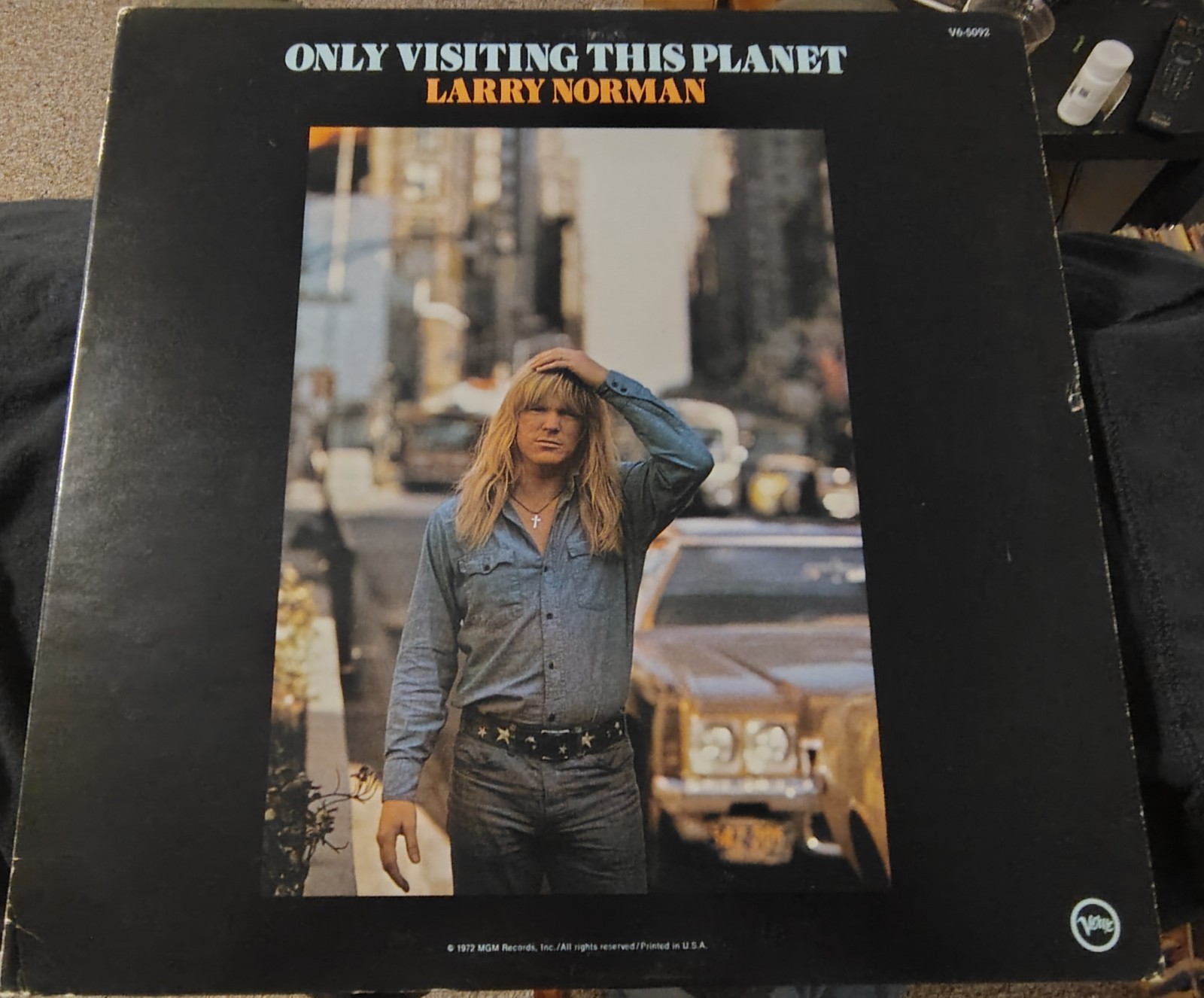 Larry Norman - Only Visiting This Planet (1972) LP Vinyl Record Verve V6-5092