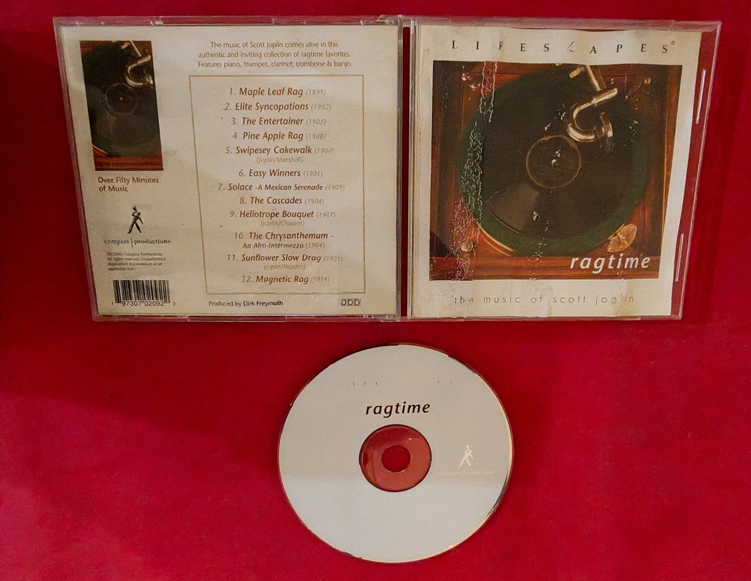 Scott Joplin – Ragtime CD 2000 Lifescapes Jazz Piano Compass Productions