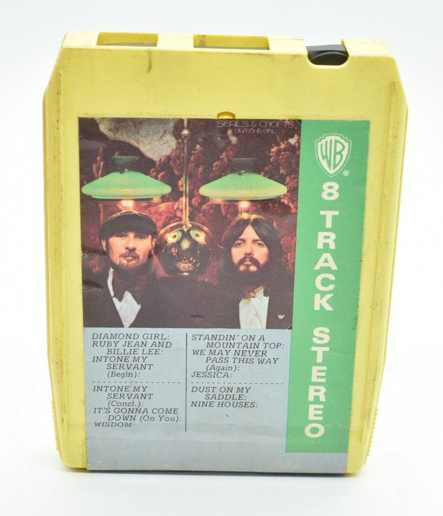 Seals & Crofts - DIAMOND GIRL, Vintage 8-Track Tape, 8WM-2699, WB