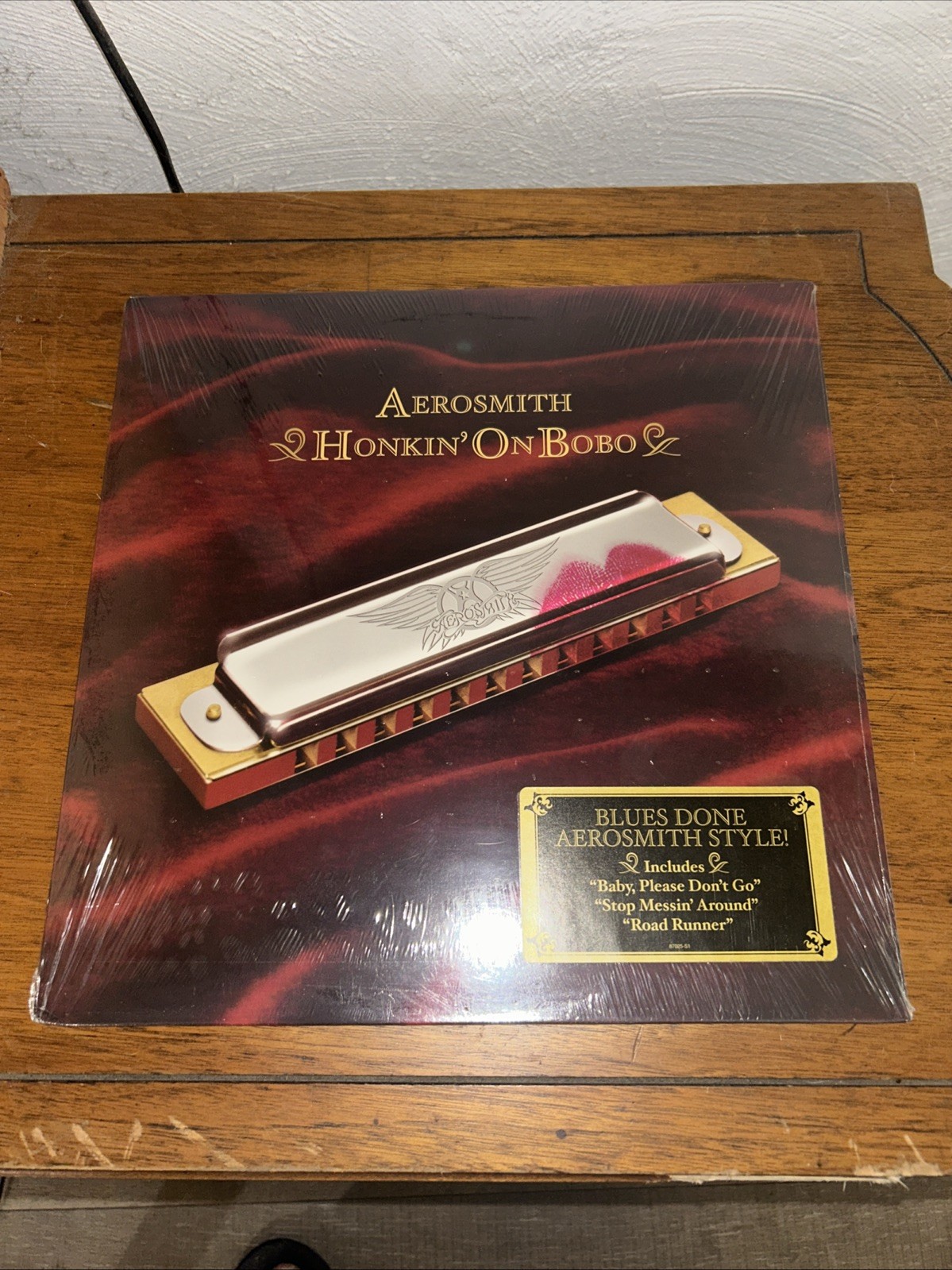 Aerosmith Lp Honkin On Bobo Sealed W Hype Sticker Og Press 2004. USA Rare Limite