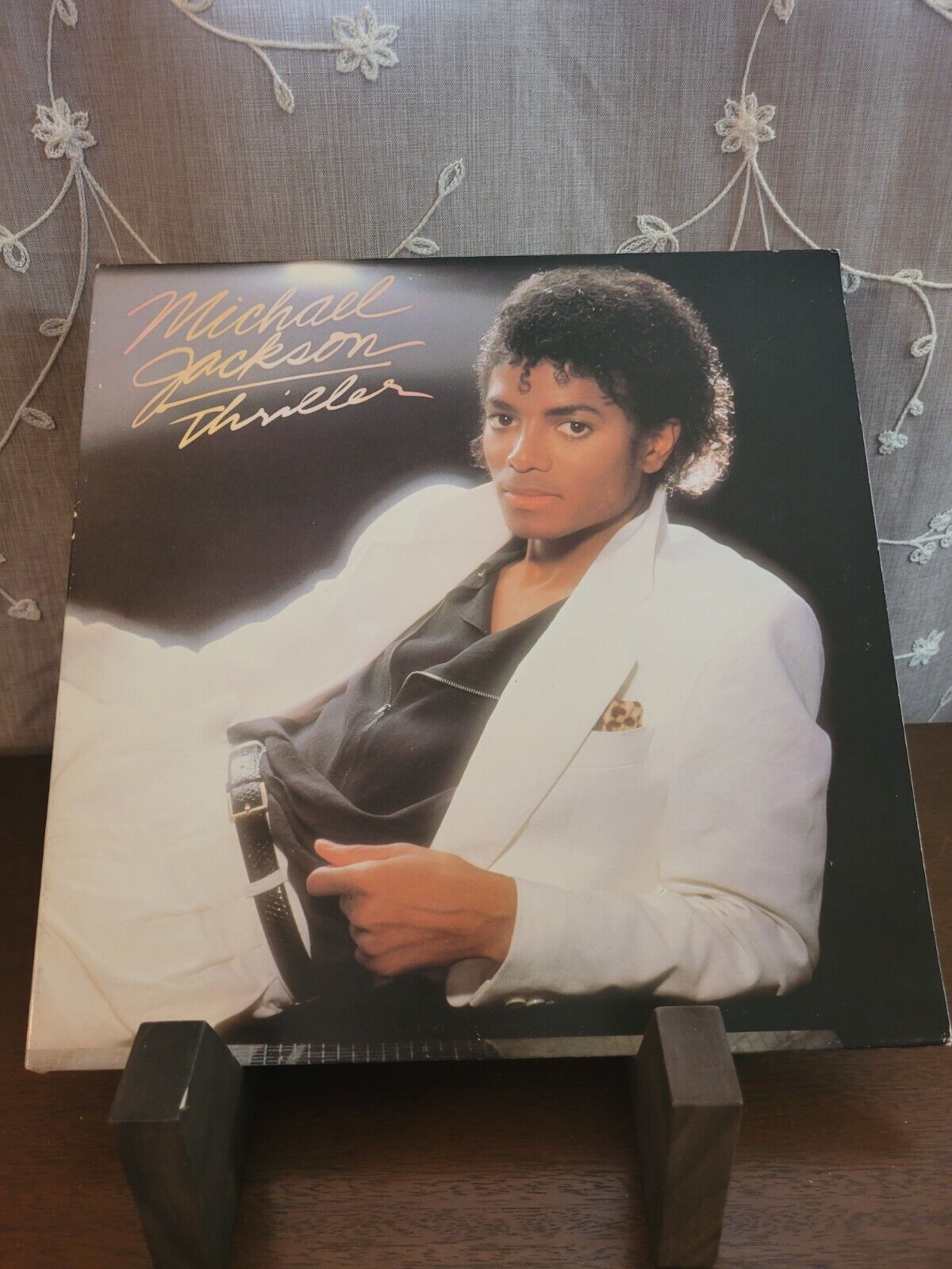 Vintage Michael Jackson Thriller 1982 LP Record Vinyl QE-38112 Epic Records
