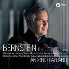 Antonio Pappano - Bernstein: the 3 Symphonies CD 2 Disc [NEW SEALED] picture