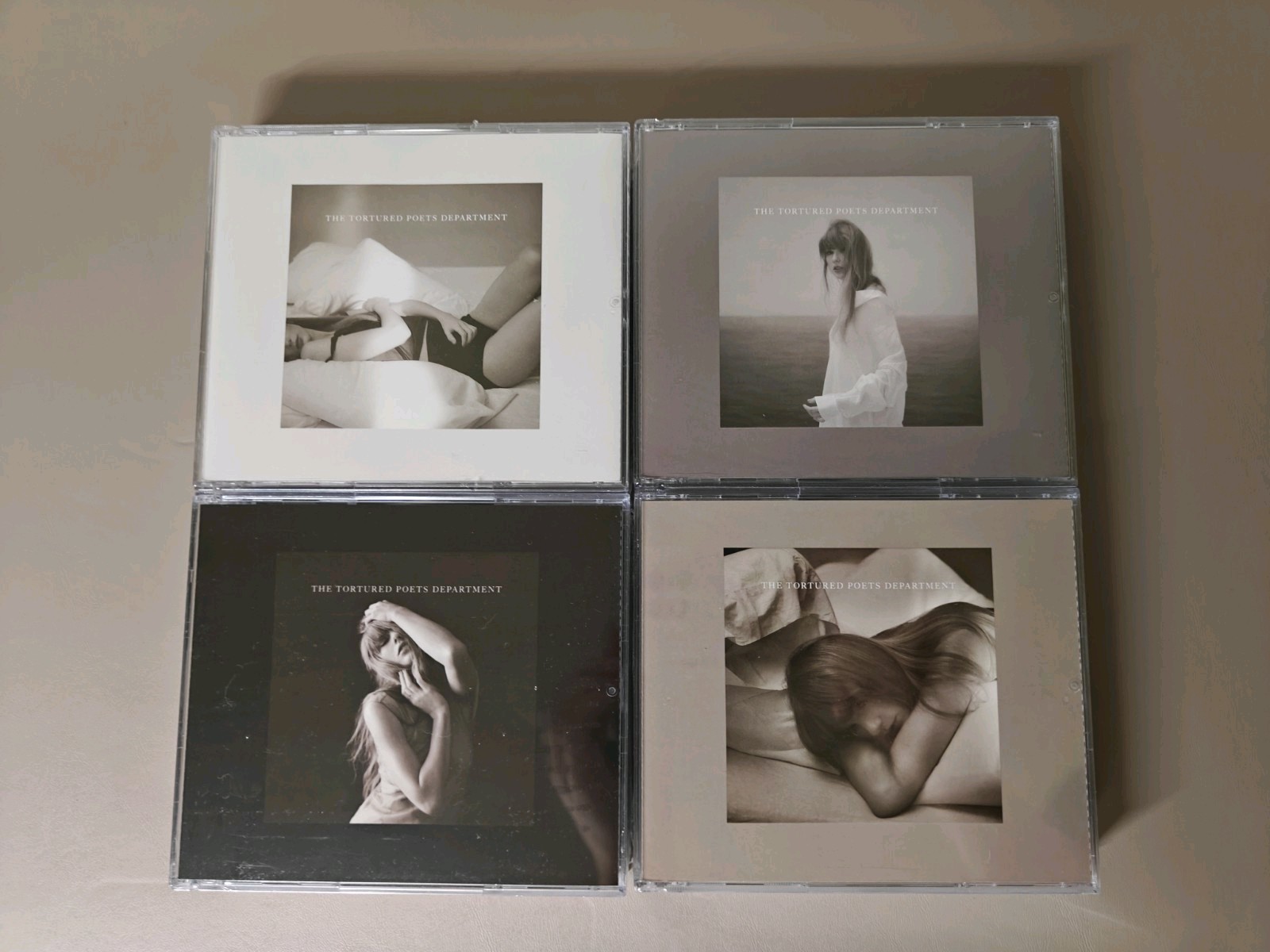 Taylor Swift Collectors TTPD Deluxe CD Sealed Mint Lot Of 4