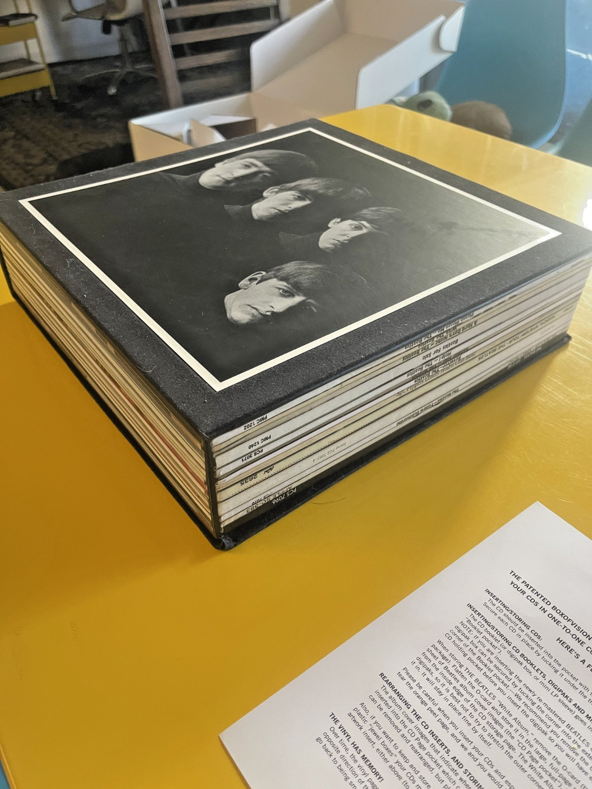 The Beatles Collection & Box of Vision 200 page hardcover LP size book