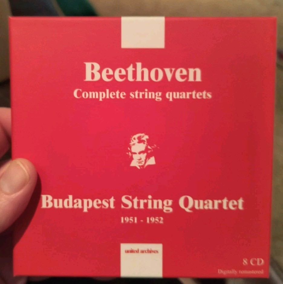 BEETHOVEN - The Complete String Quartets; Budapest String Quartet 8 CD