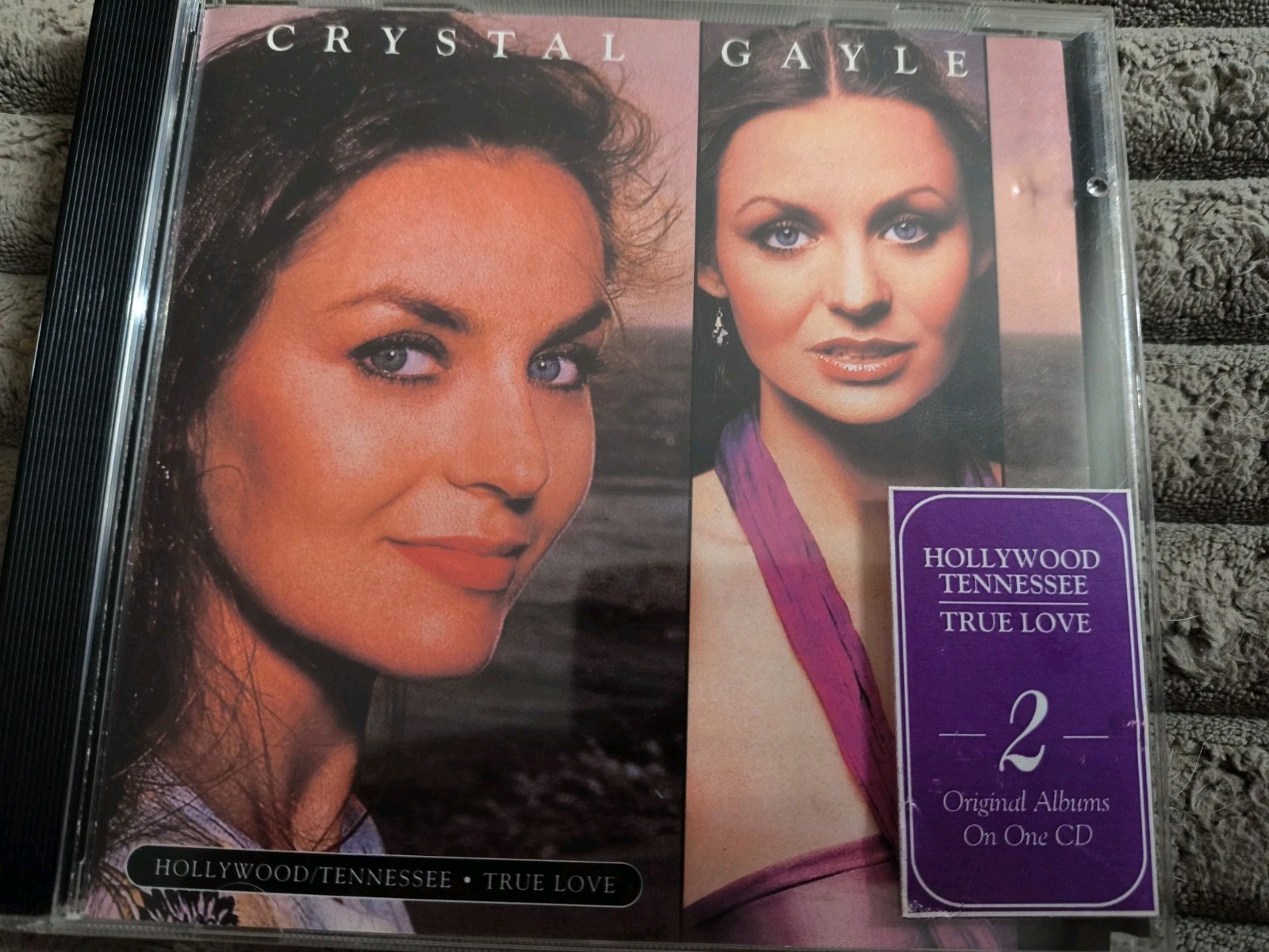 Crystal Gayle Hollywood Tennessee 1981 / True Love 1982 CD 1997 Castle UK 2 on 1