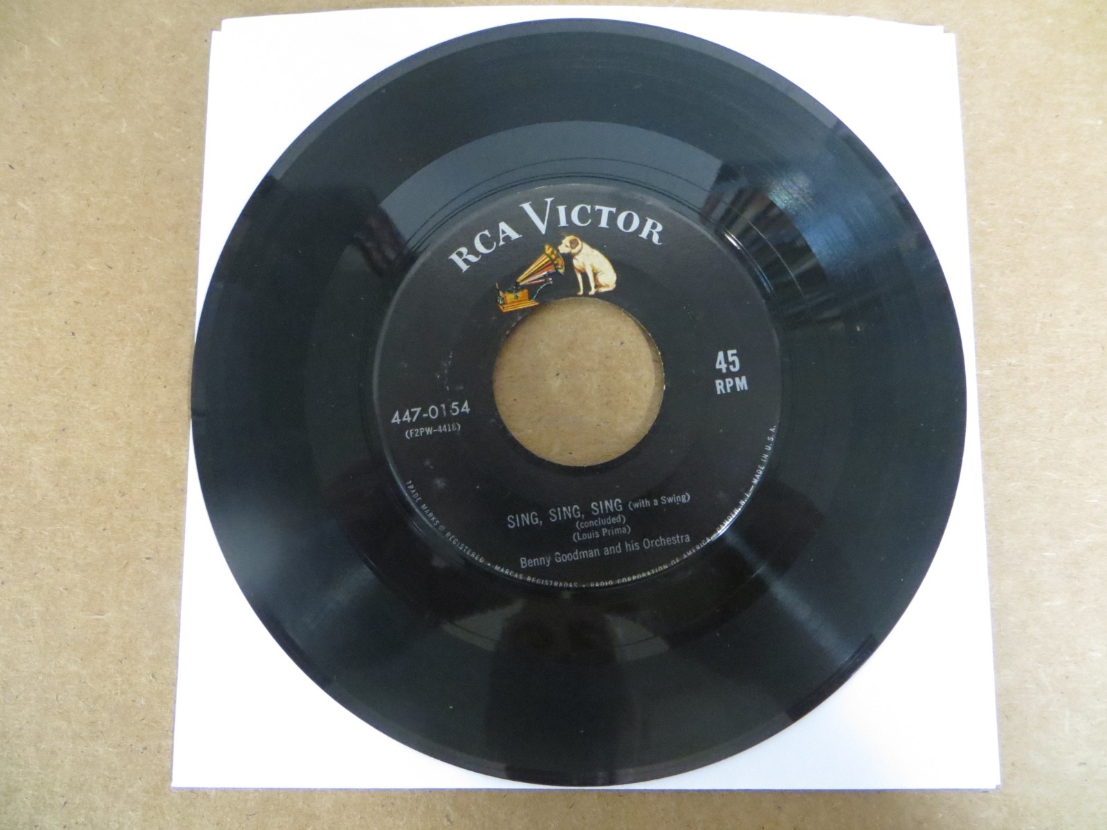 Benny Goodman – Sing, Sing, Sing (With A Swing) - 1955 RCA 447-0154 7