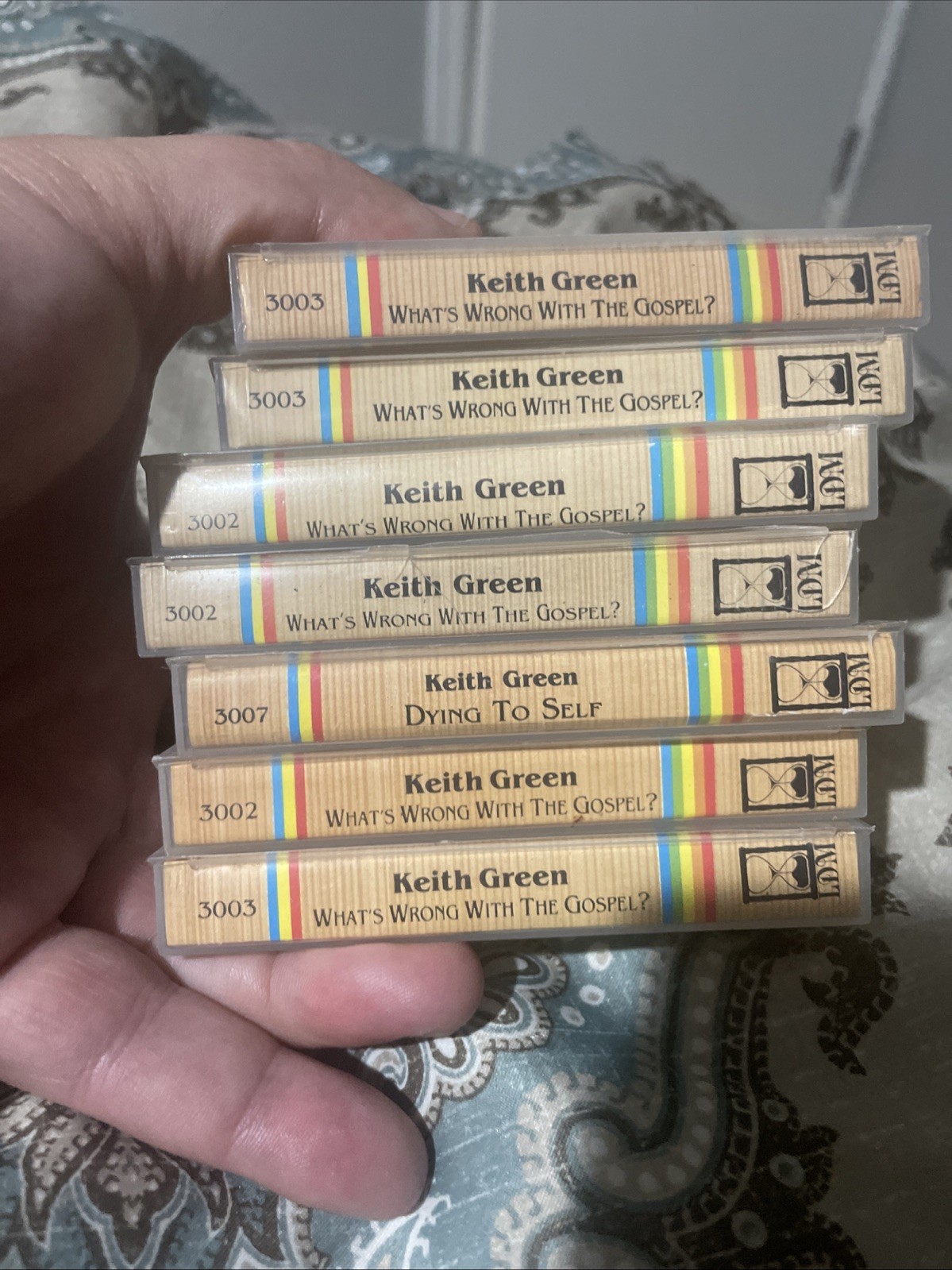 Keith Green Last Days Ministry 7 Cassette Tapes Very Rare Hard To Find. Preach