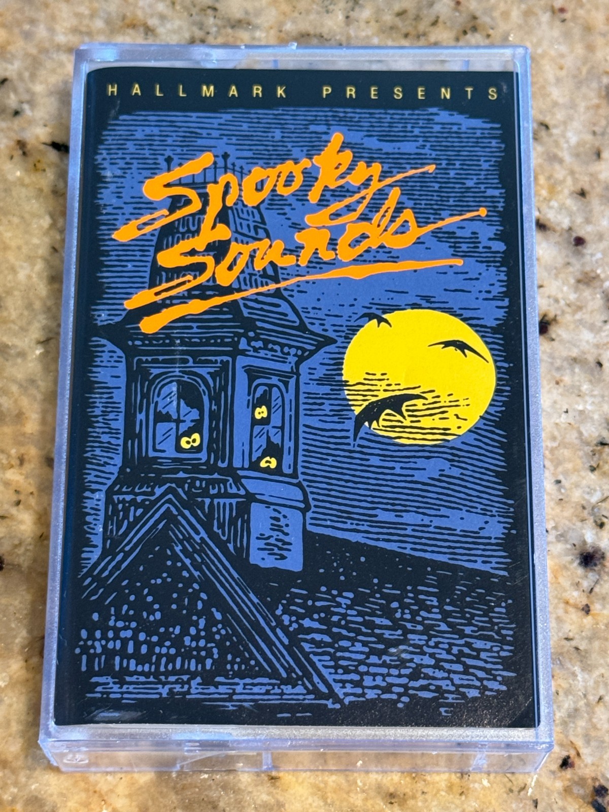 1989 Vintage Hallmark Spooky Sounds Cassette Tape Horror Halloween Scary Monster