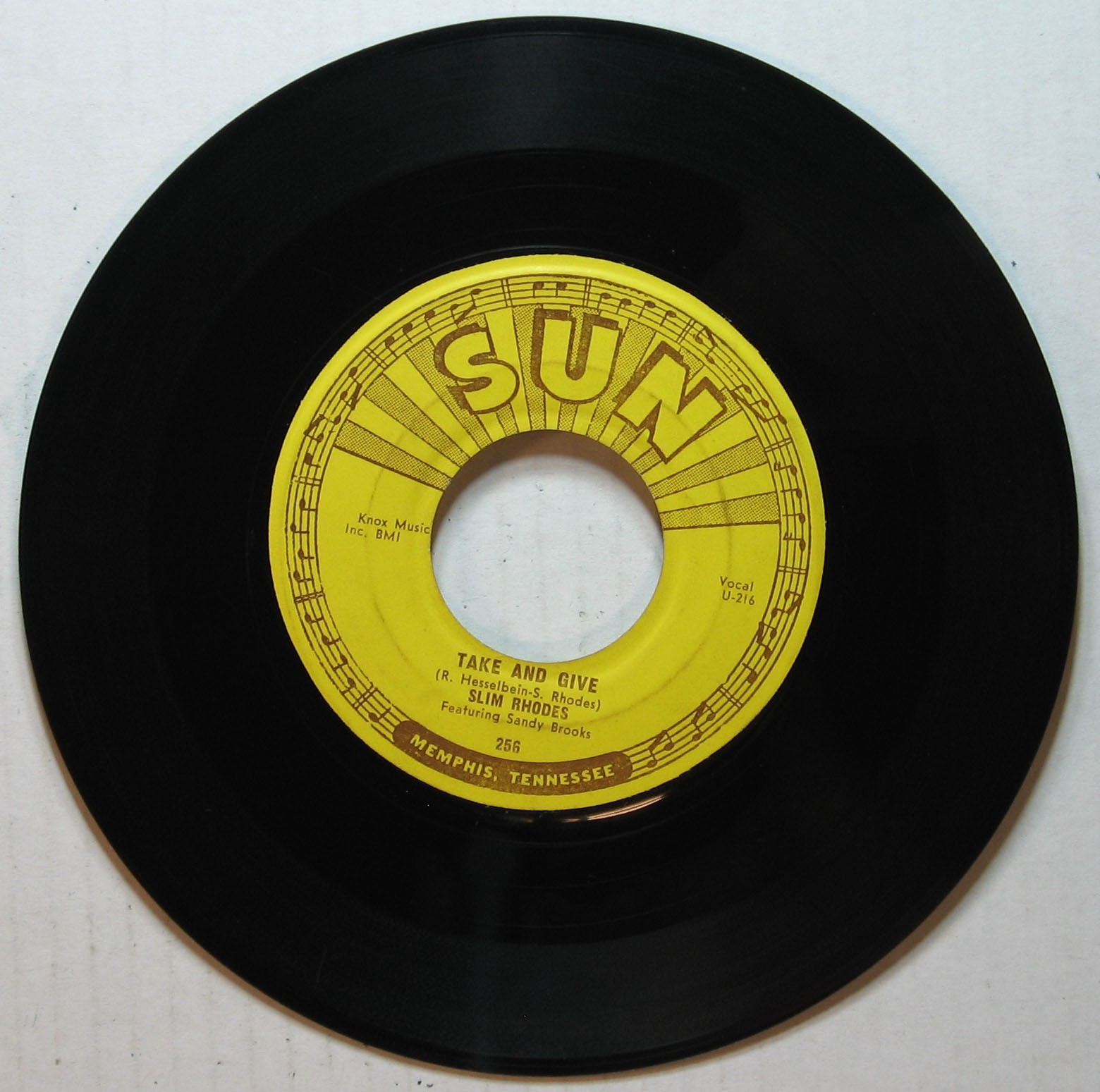 SLIM RHODES / TAKE AND GIVE / DO WHAT I DO / ORIG. SUN 256 / STOCK / VERY GOOD +