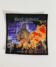 Iron Maiden Wicker Man Official Original Vintage Patch 2001 NWOBHM rare picture