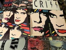 kiss Asylum Gold Label Stamp Promo Album With Tour Book picture