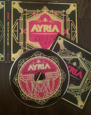 Ayria THIS IS MY BATTLE CRY CD AUROGRAPHED DIGIPAK debris paper dolls flicker picture