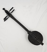 Vtg Hasapi Guitar Indonesian Sumatran Toba Batak Wooden Stringed Instrument  picture