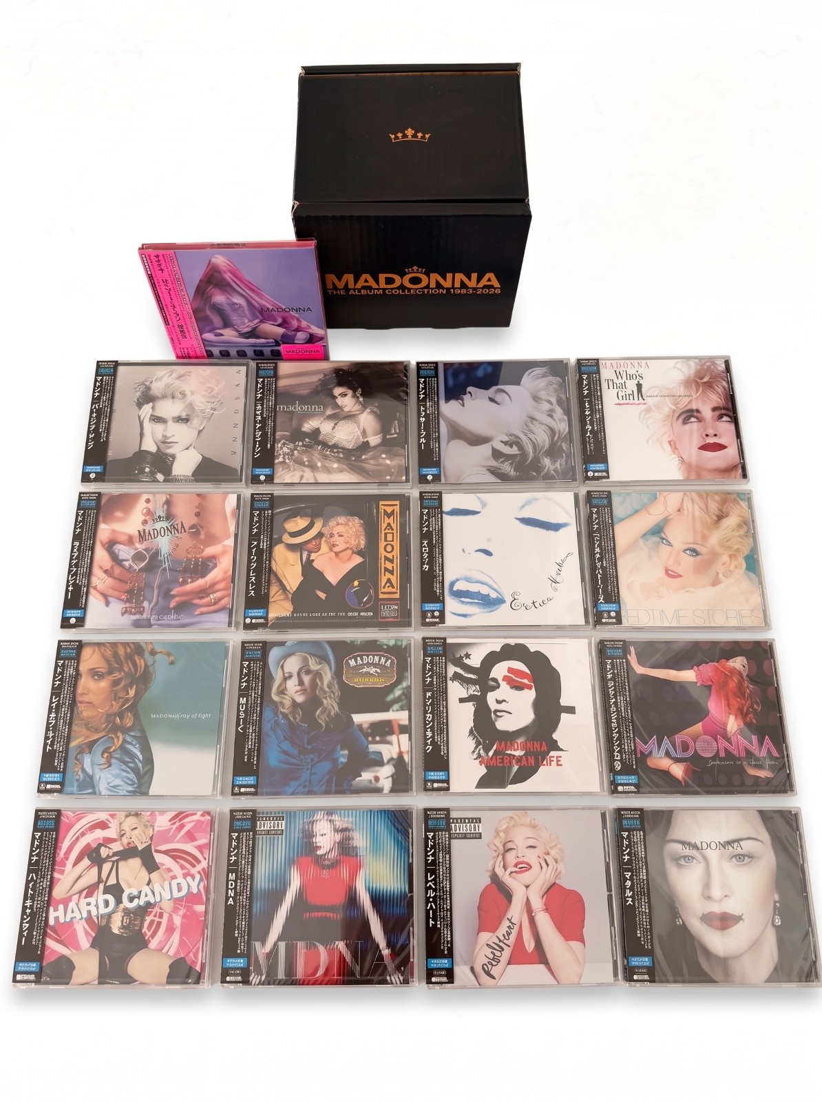 Madonna Japanese Edition 2026 CD Collection Box + Confessions II (17 CDs) NEW
