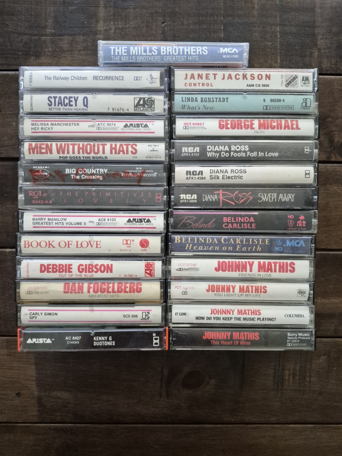 Vintage 1980s Pop Cassettes