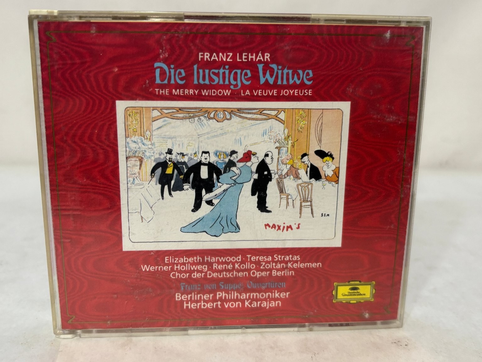 Franz Lehár - Die lustige Witwe CD Opera Karajan Deutsche Grammophon