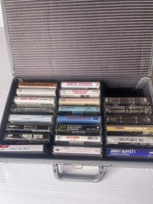Vintage Cassette Tape Collection – ~30 Tapes in Carry Case picture