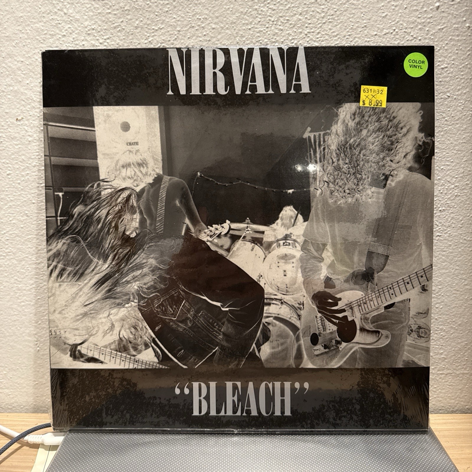 SEALED, Nirvana – Bleach SP34, Color Vinyl, Repress, Erika Records, US, 1992
