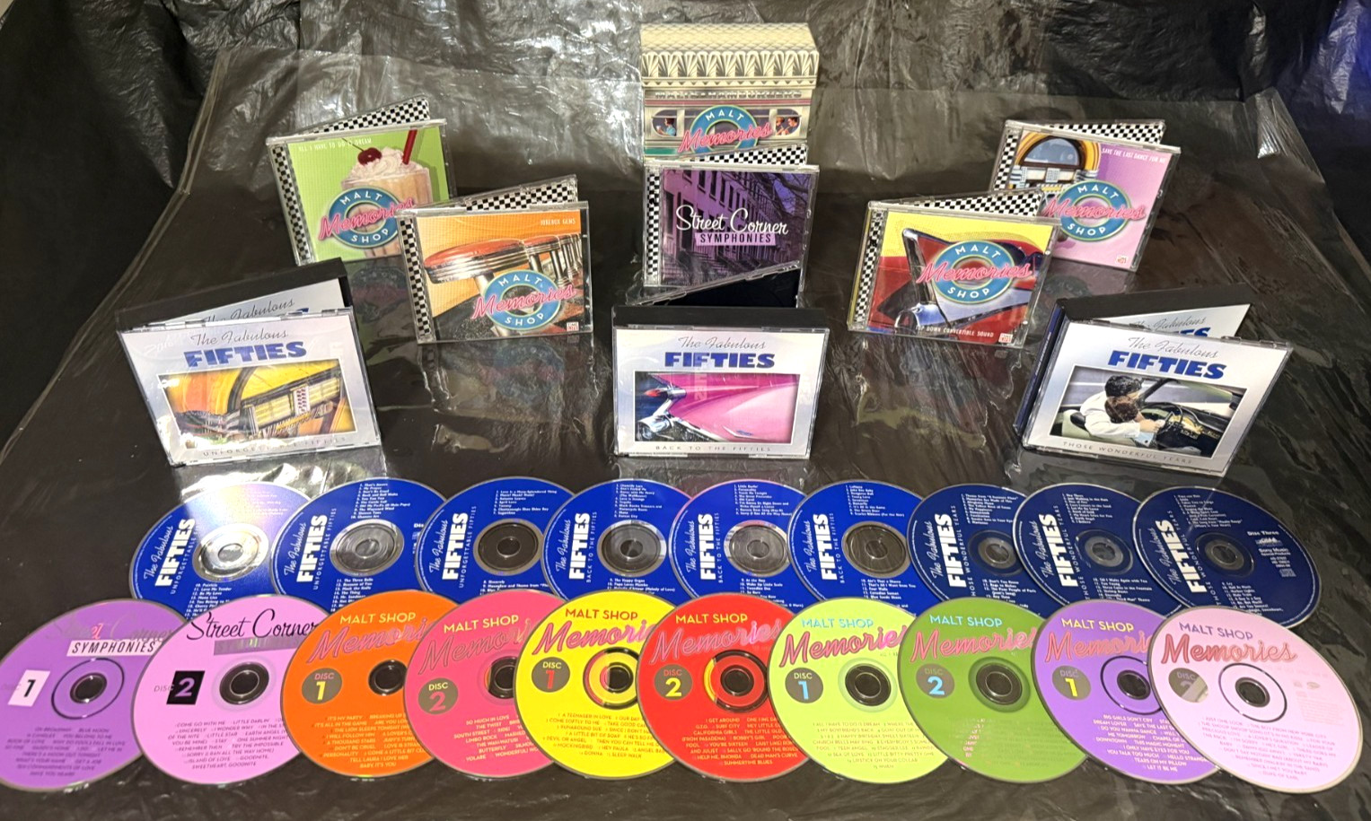 19 CD Set TIME LIFE The Fabulous Fifties 50s & Malt Shop Memories Oldies